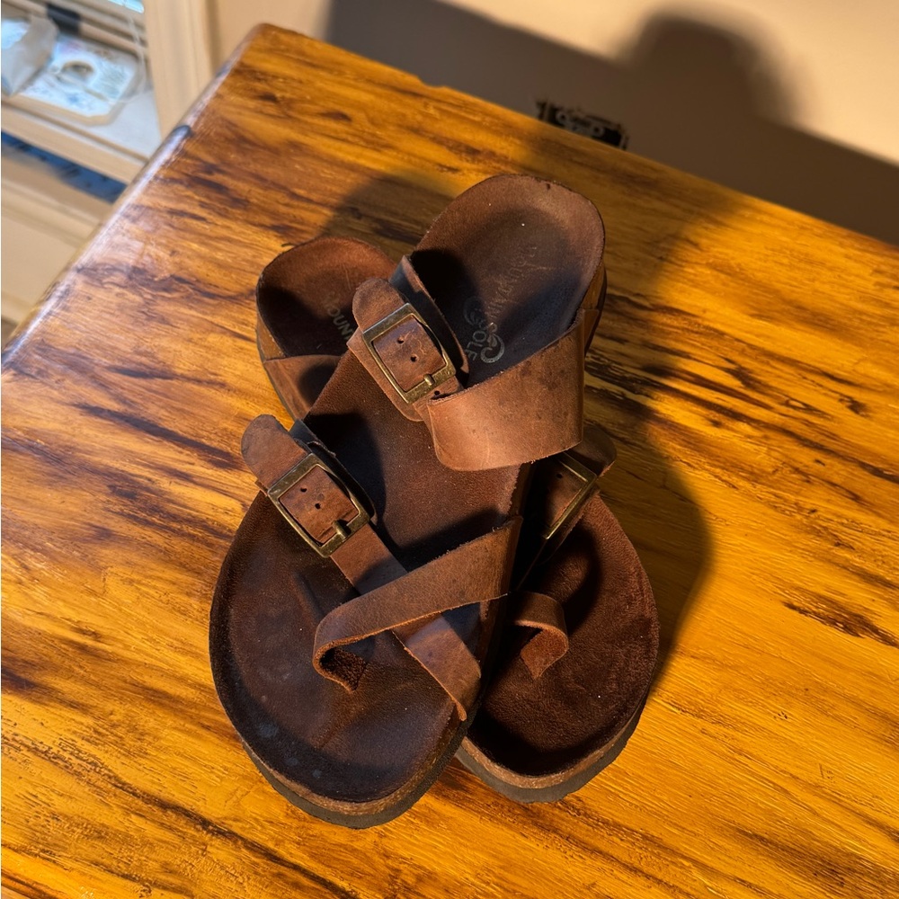 Brown Leather Sandals